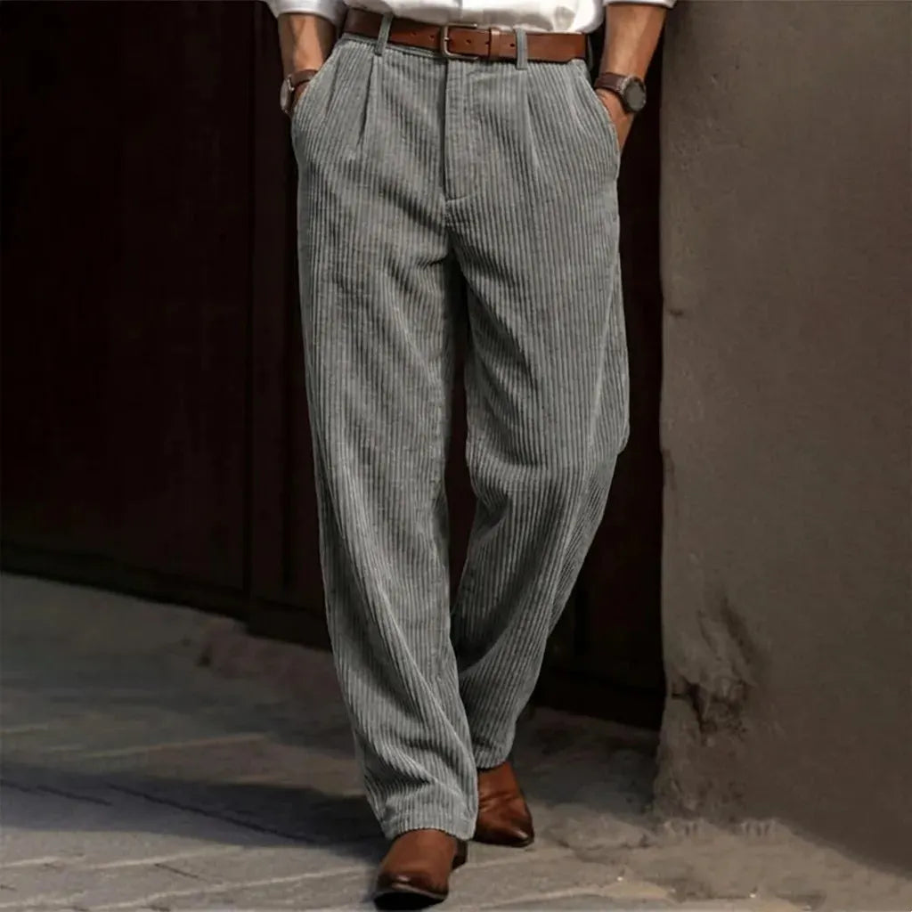 📢📢 50% OFF!!! 🎉✨ Men's Casual Solid‐Color Corduroy Pants