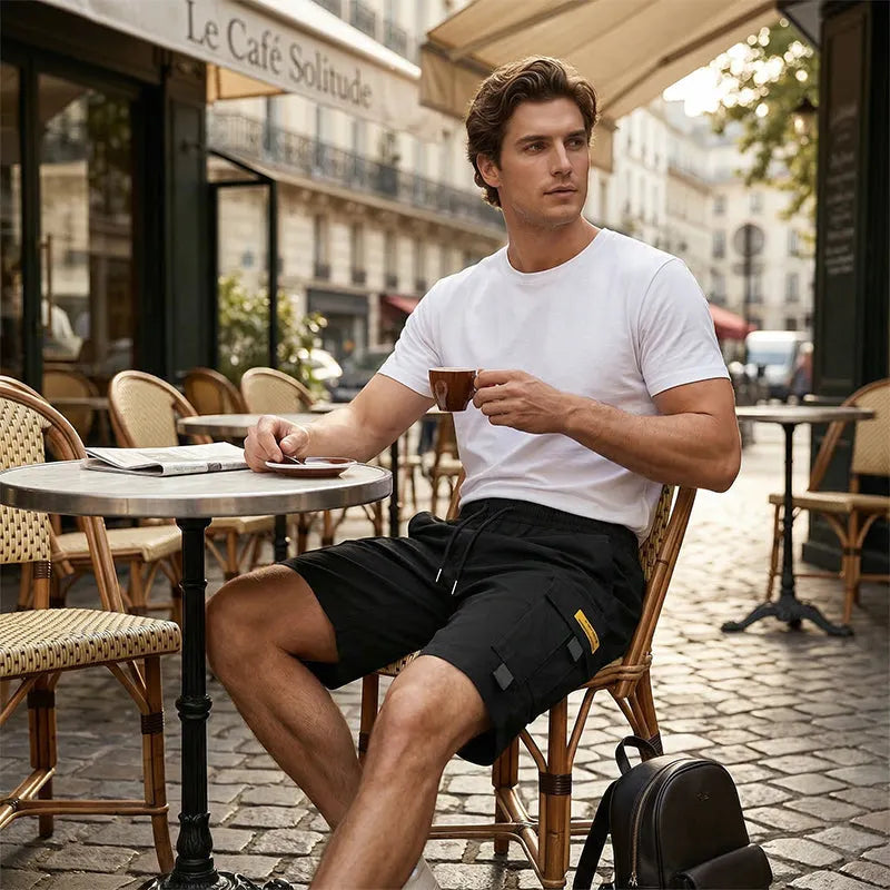 🌞 Spring Awakening: 50% Off! ✨ Men's Casual Drawstring Cargo Shorts – Practical Multi-Purpose Pockets, Reinforced Stitching & Relaxed Fit