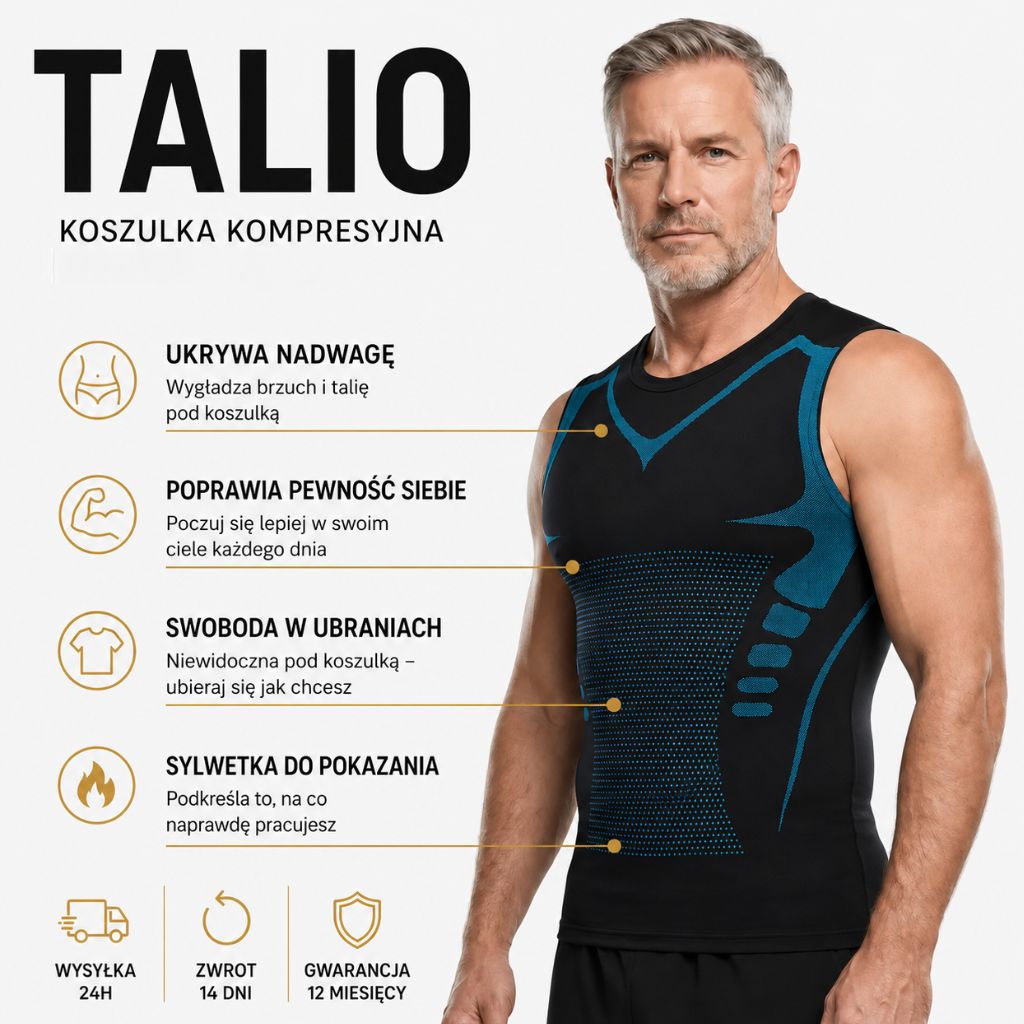 Shaping compression shirt