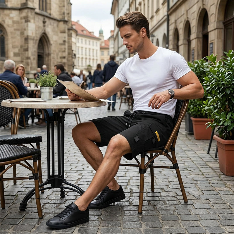 🌞 Spring Awakening: 50% Off! ✨ Men's Casual Drawstring Cargo Shorts – Practical Multi-Purpose Pockets, Reinforced Stitching & Relaxed Fit