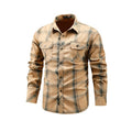 ✨Men's Casual Plaid Long Sleeve Shirt – Classic Long Sleeve Check Shirt For Everyday Smart-Casual Style 👔